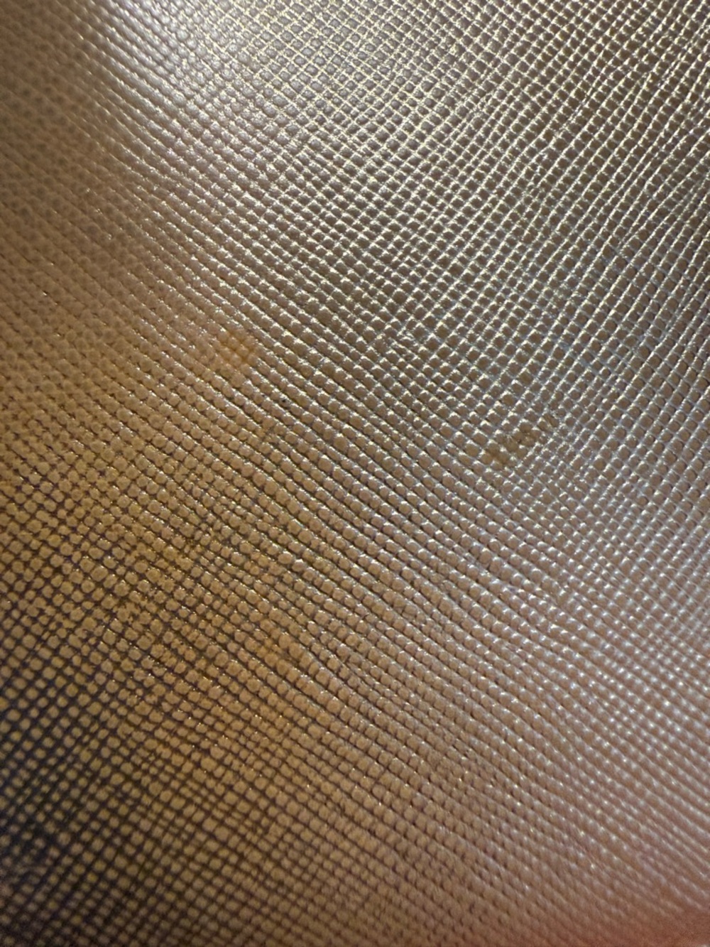 Prada Saffiano Platino Gold Zip-Around Wallet - Picture 10 of 10
